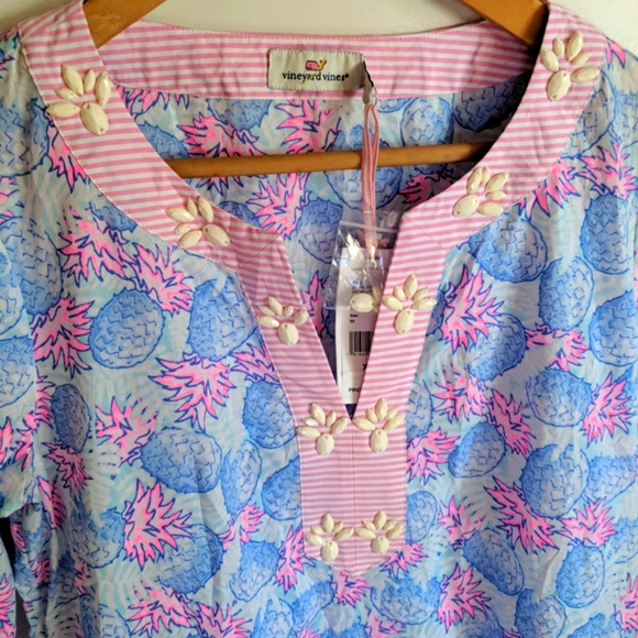 NWT Vineyard Vines Cover Up Dress Size XS NEW MSRP $158 U - Picture 2 of 9